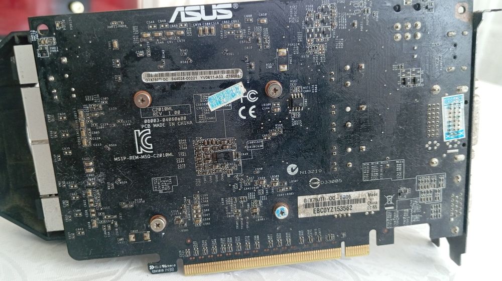 Видеокарта 750ti 2gb