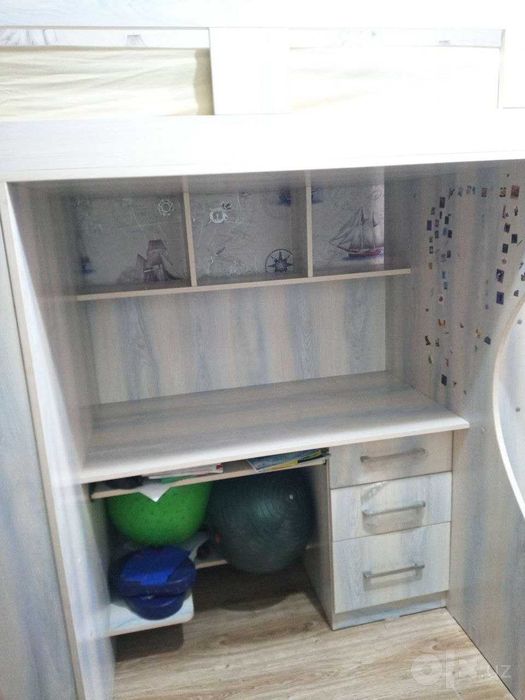 Кровать+стол+шкаф