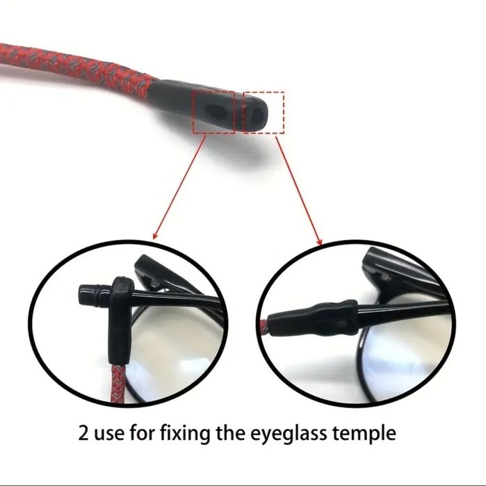 Snur pentru ochelari, reglabil.