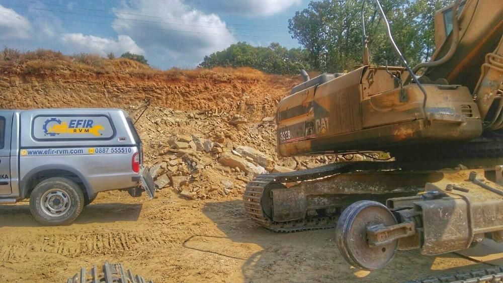 Ремонт на булдозери, багери, строителна техника EFIR RVM