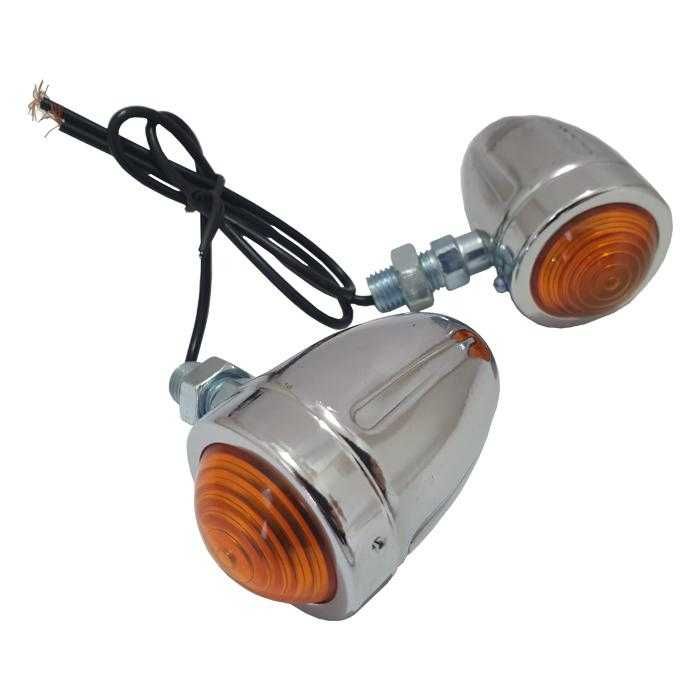 Мигачи за мотоциклет, мотор, скутер, ретро,  оранжев