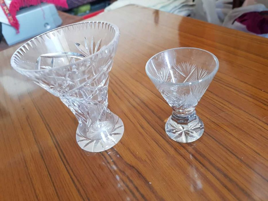 Хрусталь, чешский, в отличном состоянии, небольшие размеры