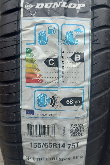 Set 2buc 155/65 R14 75T Dunlop Street Response 2 vară