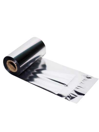 Риббон термотрансферный, 100 мм*200 м, 1 шт, серебряный цвет.Выпускник