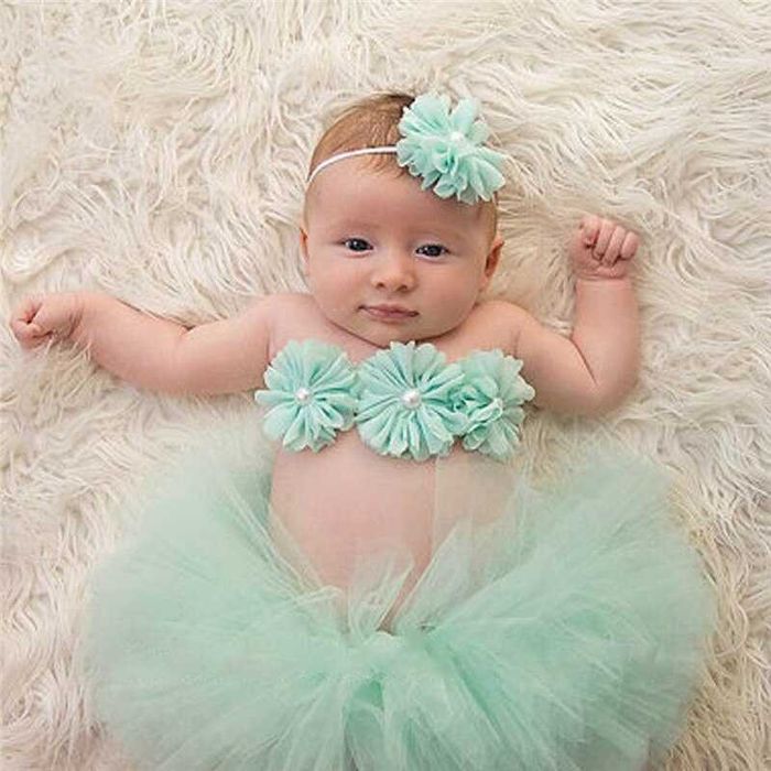 Costum/ set-fusta tutu si bentita- bebelusi- sedinte foto botez
