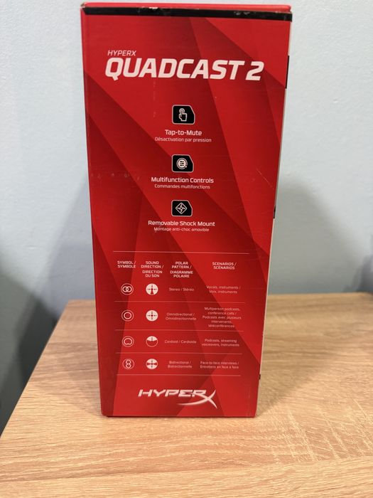 Микрофон HyperX QuadCast 2 – отлично състояние