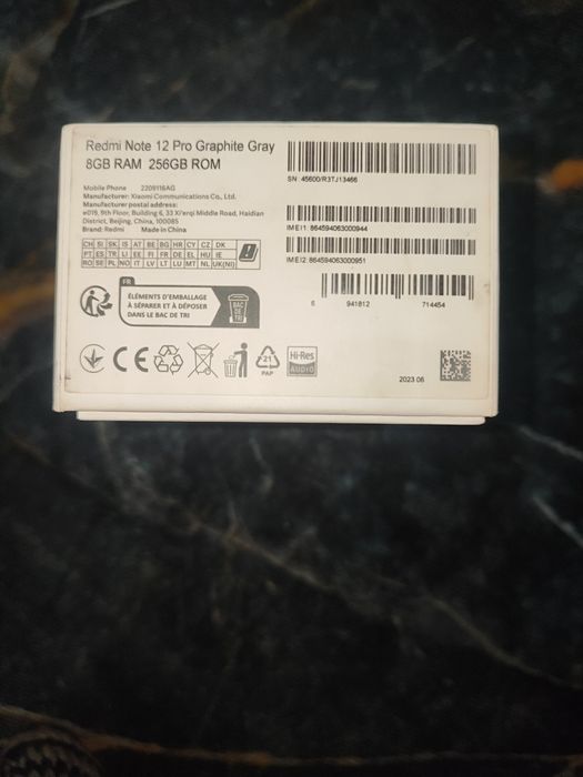 Redmi note 12 pro 4G