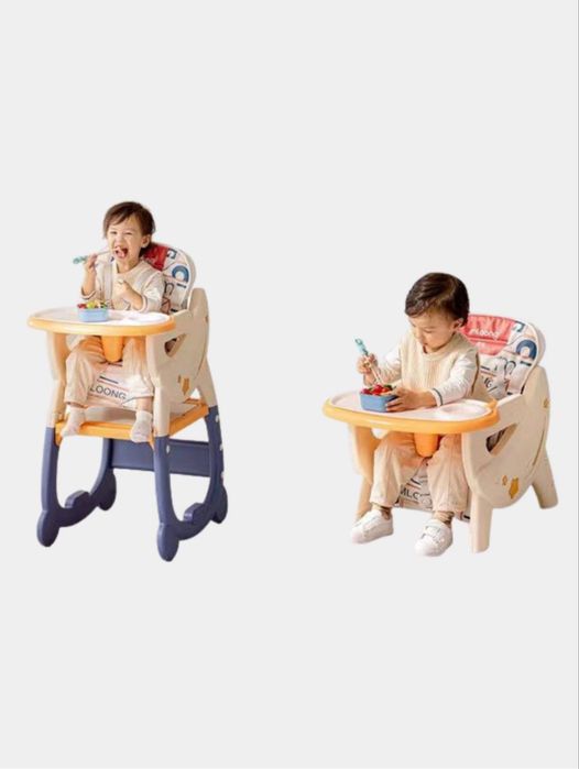 Детский стульчик для кормления и игр 3 в 1