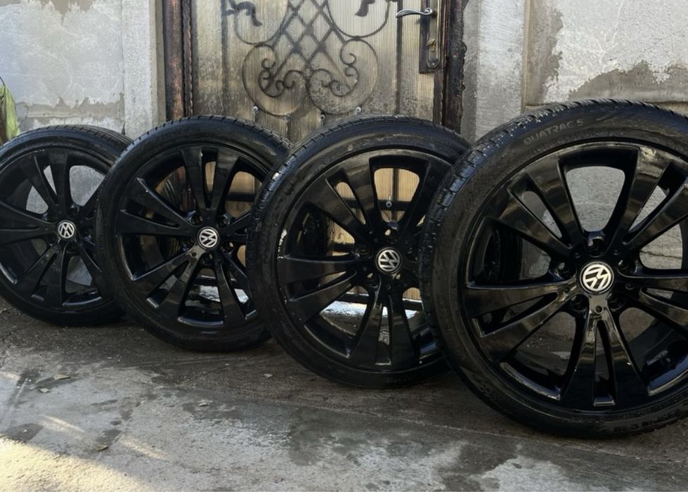 Jante golf 7 + anvelope 225/40R18 235/40R18 M+S