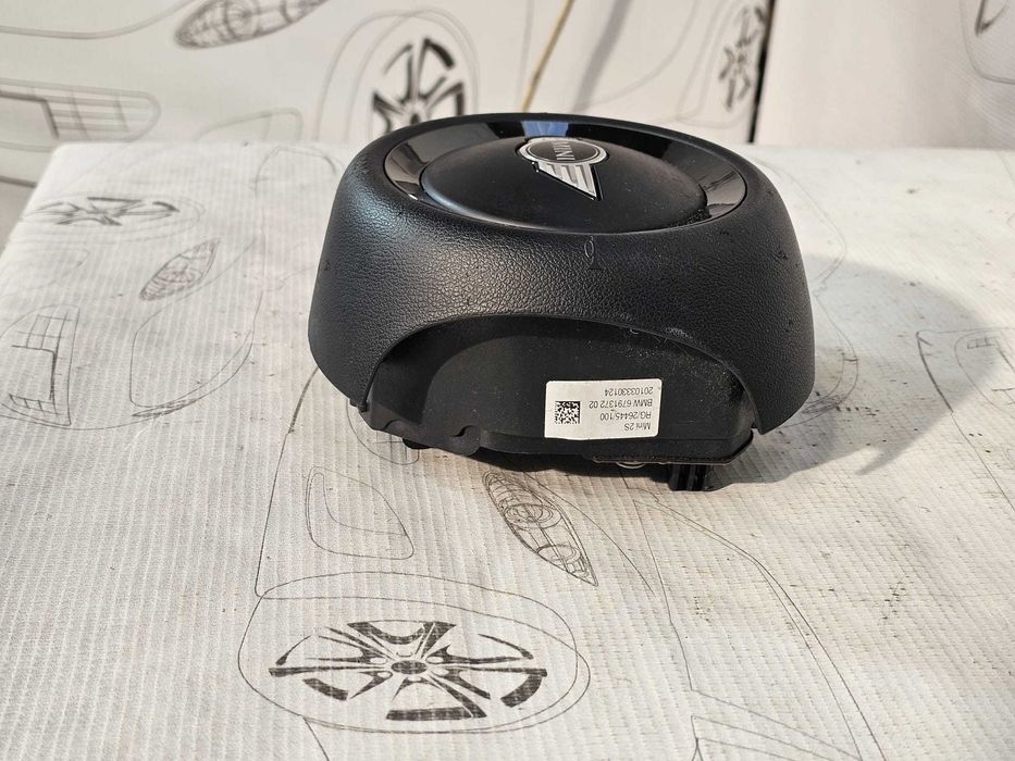 Airbag volan șofer Mini Cooper D / Cooper / One R56 R58 2006-2014 2011 1.6 D 82kW Cod OEM: 6791372, 32306791372 (5G3)