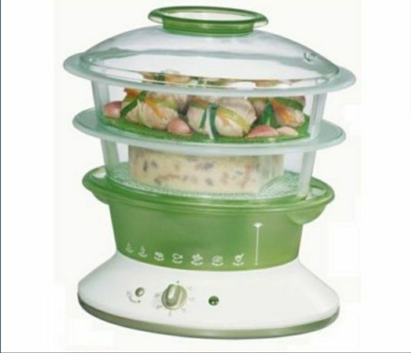 Aparat de gatit cu aburi Seb Vitasaveur Vitamin+, 2 boluri de 7,5 l