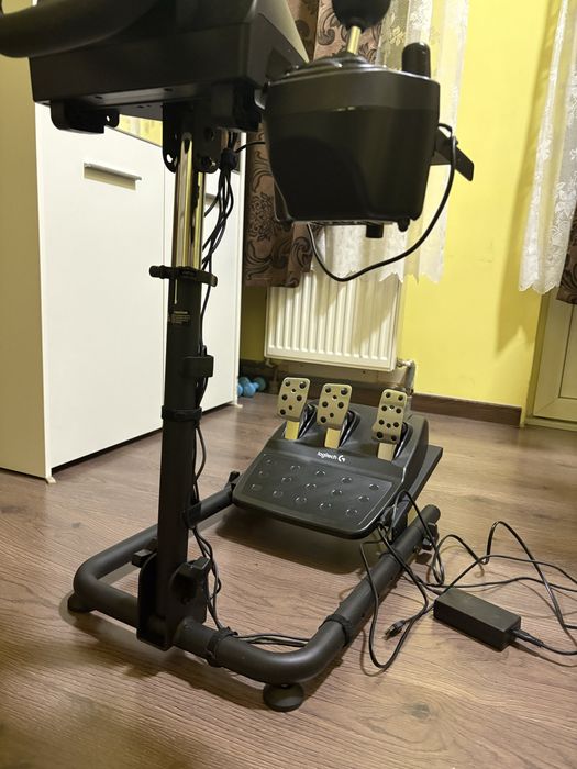volan logitech g29+schimbator+suport