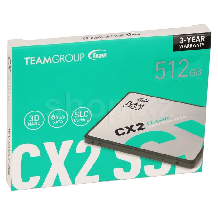 SSD 512 GB Team Group CX2, 2.5", SATA III