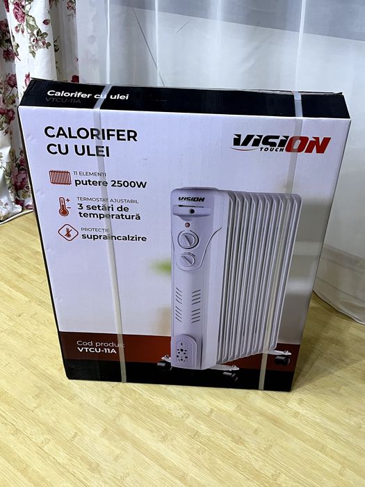 Calorifer electric cu ulei Vision Touch VTCU-11A - 2500 W, 11 elementi