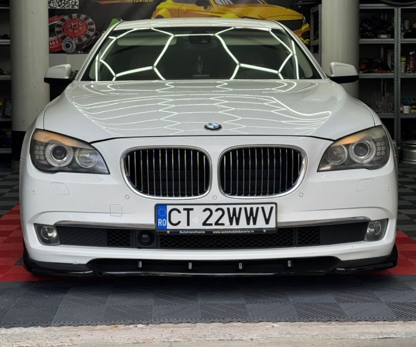 Spoiler fusta lip bara fata BMW Seria 7 F01 Non Facelift negru lucios