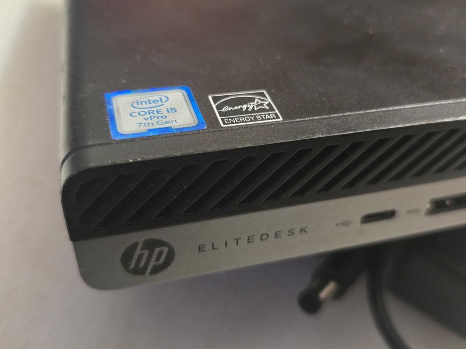 Mini PC HP EliteDesk 800 G3 i5-7500, 8GB DDR4, 480GB SSD, Intel HD 630