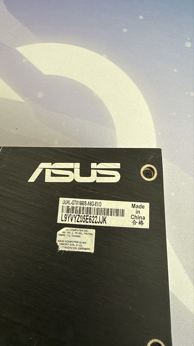 ASUS Dual GeForce GTX 1660 SUPER 6GB – stare foarte bună – mentenanță efectuată
