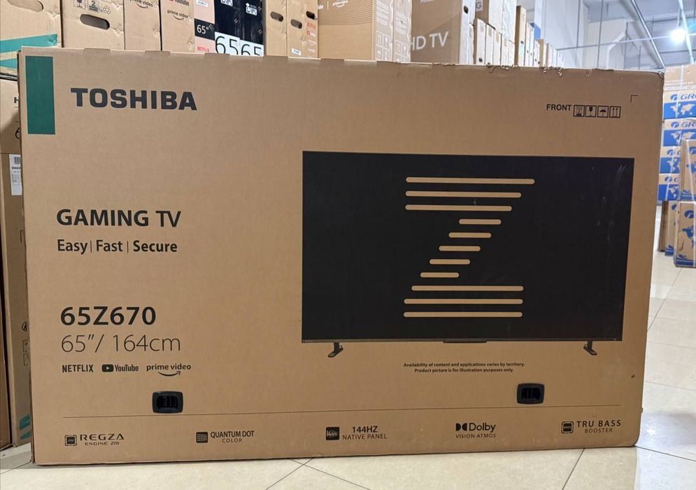 Телевизор Toshiba 75" 75Z670ME UHD 4K QLED Smart VIDAA 144Hz