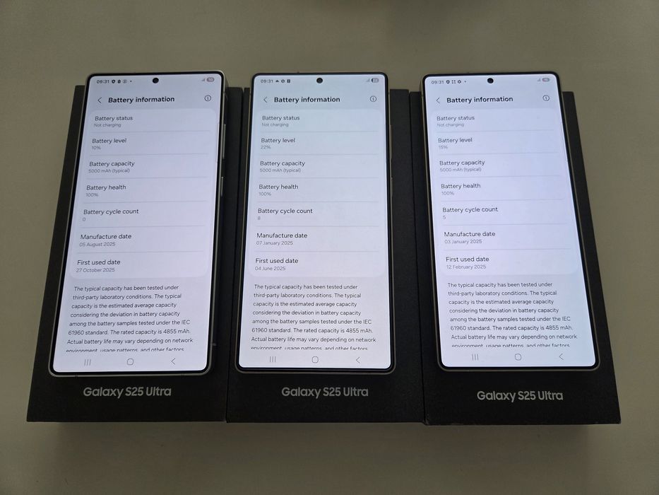 Samsung S25 Ultra 256/512gb NOI