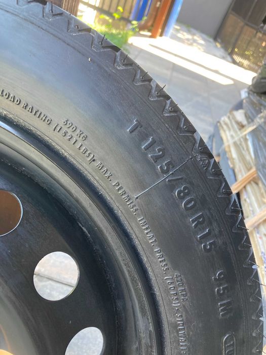 Roata Rezerva Slim R15 Fiat 500L Doblo Tipo Egea Dodge Neon Citroen C8