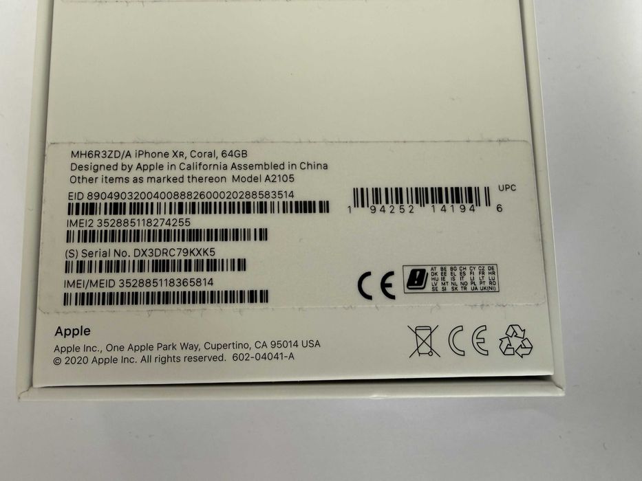 Apple iPhone XR, Coral, 64GB+аксесоари