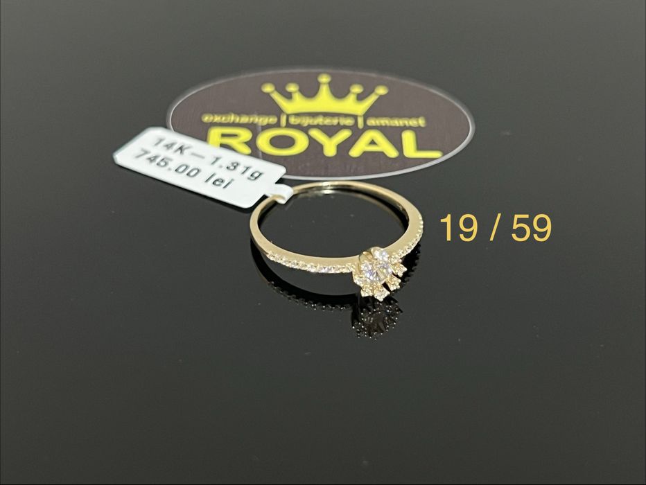 Bijuteria Royal CB : Inel dama aur 14k 1,31 grame