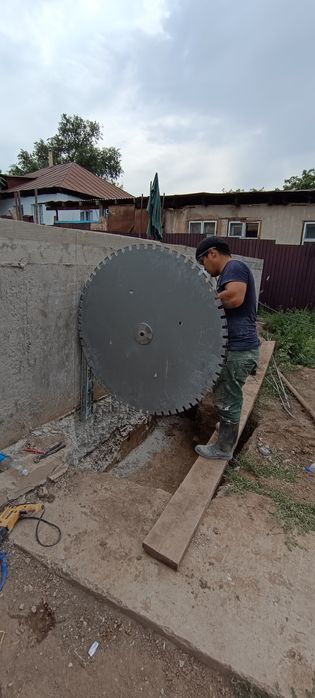 Режем бетон до 50см алмазная резка,,расширяем,вырезаем двери, усиление