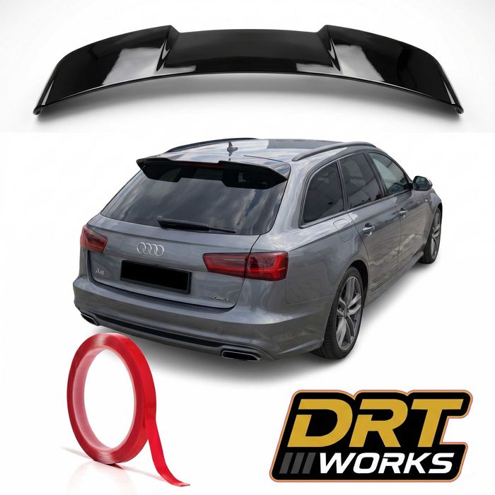 Eleron haion Audi A6 C7 Avant 2011-2018 negru lucios spoiler portbagaj
