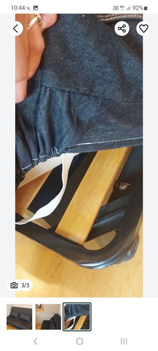 Дънков калъф за диван Икеа PS 2014