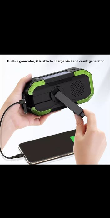 Radio Bluetooth încărcare panou solar(Ruxac urgență)