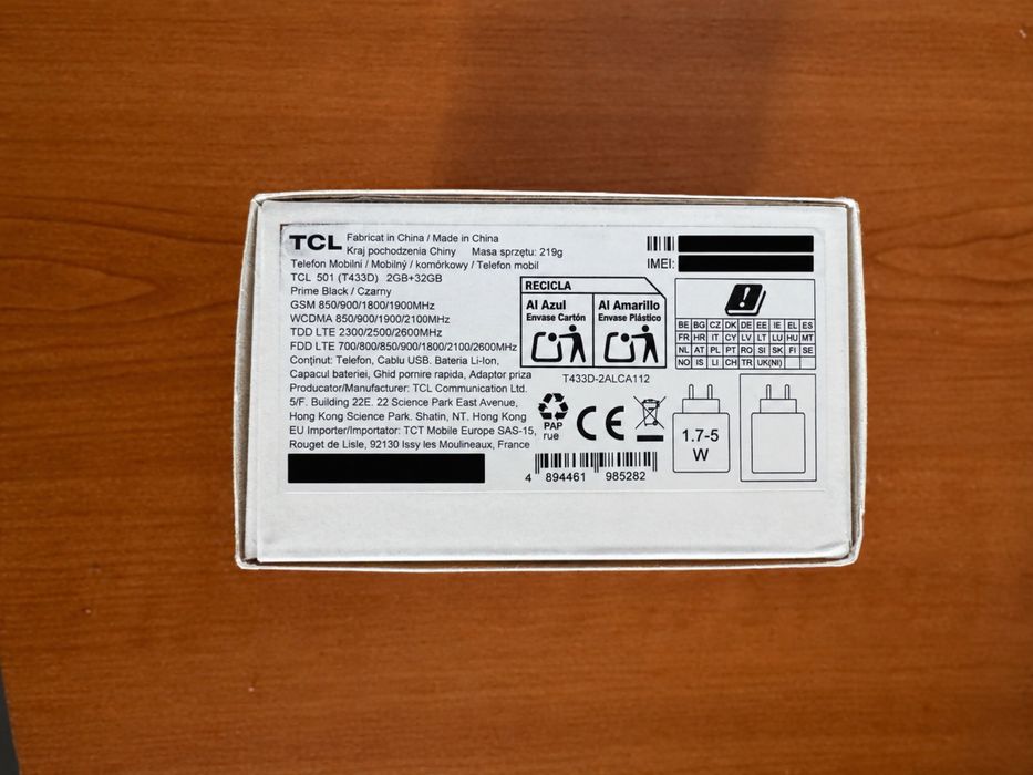 Telefon TCL 501 2GB RAM 32GB Dual SIM 4G Android