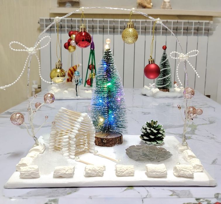 Поделки зимние ручная работа