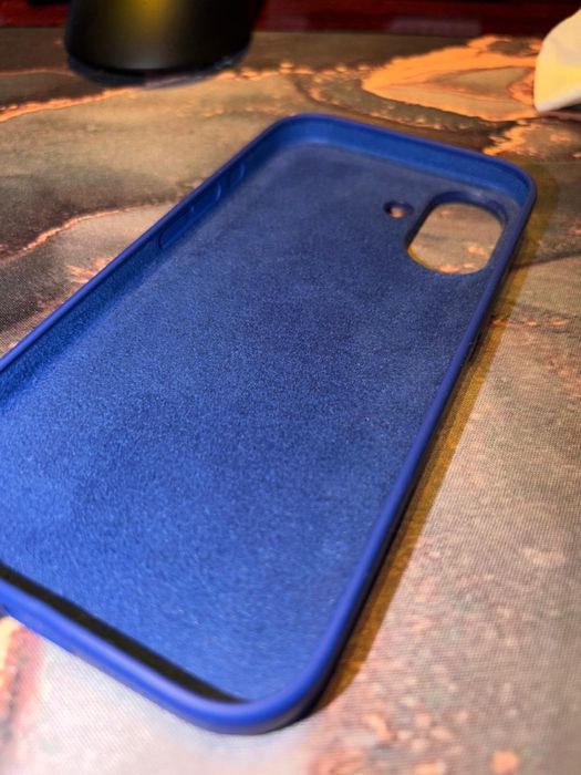 Husa iPhone 16 Apple Silicone Case cu Magsafe - Ultramarine