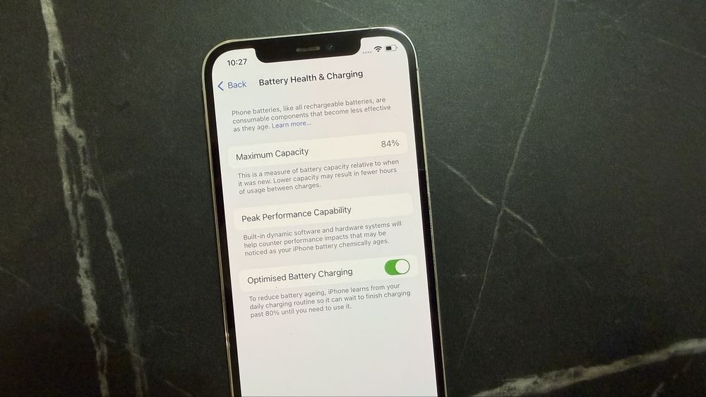 iPhone 12 Pro 256Gb White Alb 84% baterie Impecabil