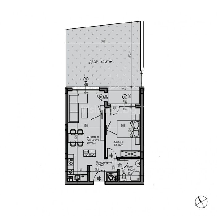 Продава се Двустаен апартамент в София, Малинова долина - 57 кв.м за 1368 €/кв.м - Снимка #4