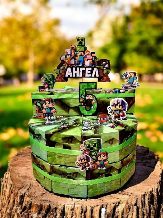 Картонена торта  за детски празник