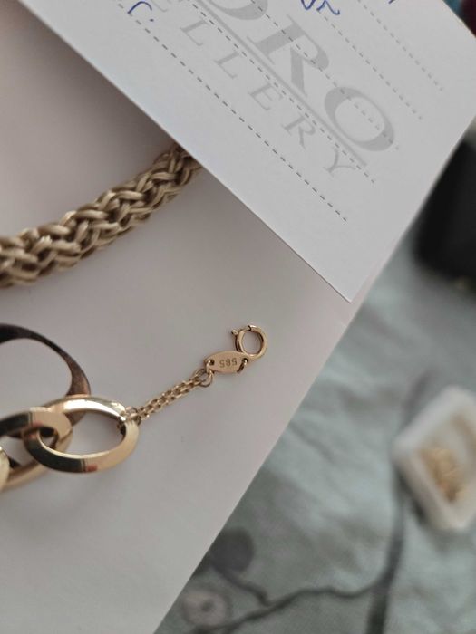 Ge Oro Златна гривна 14 кр 585