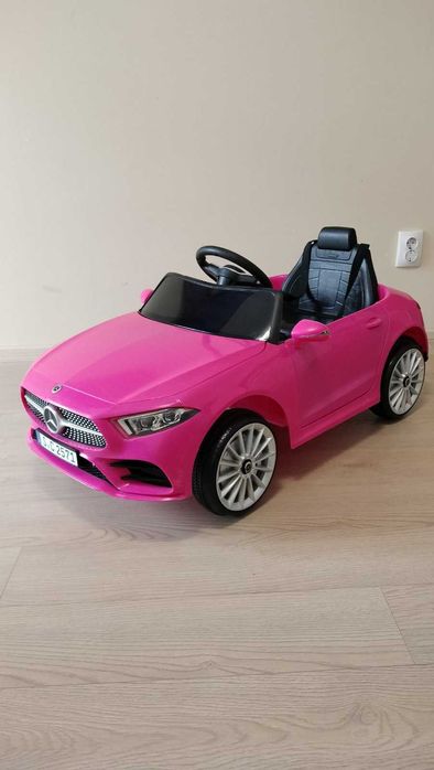 Акумулаторна Розова Кола Мерцедес + Батерия и Дистанционно управление