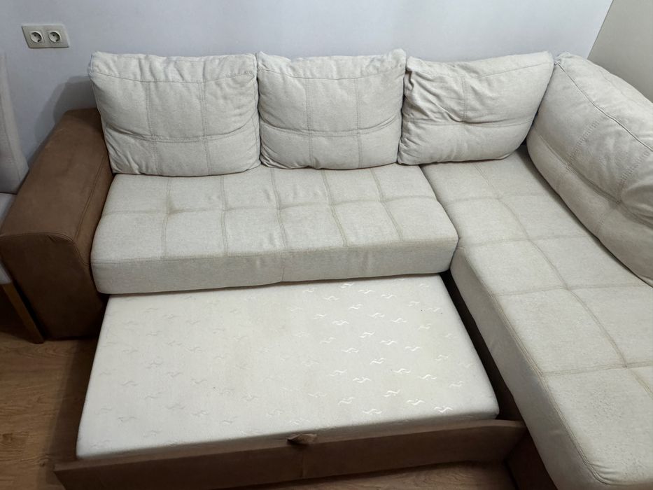Ъглов диван - легло