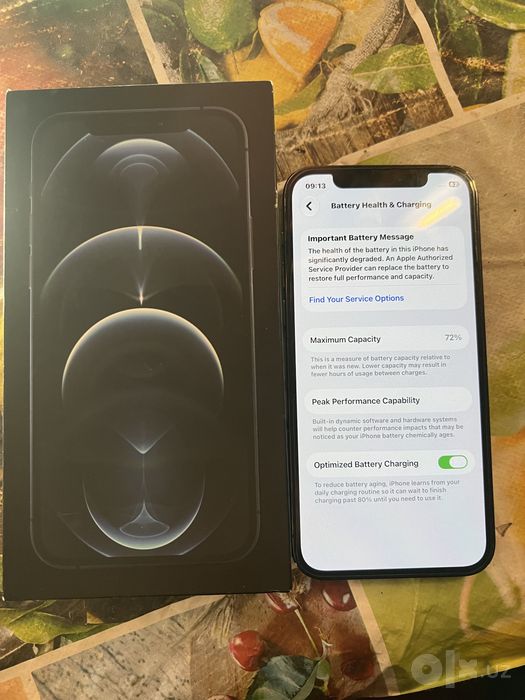 Iphone 12 pro 72%