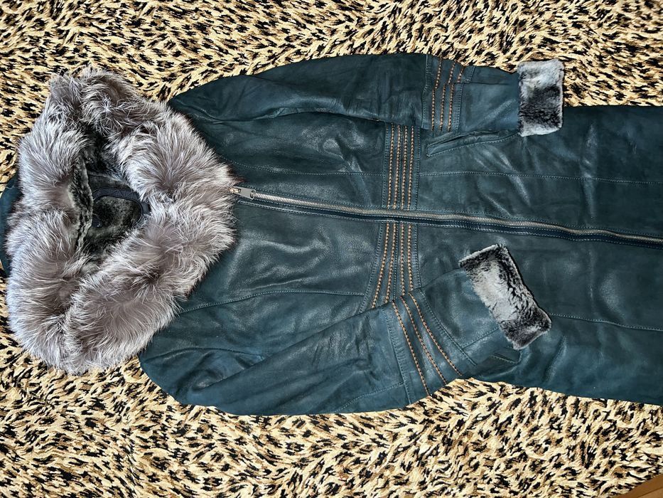 Зимняя натуральная дубленка