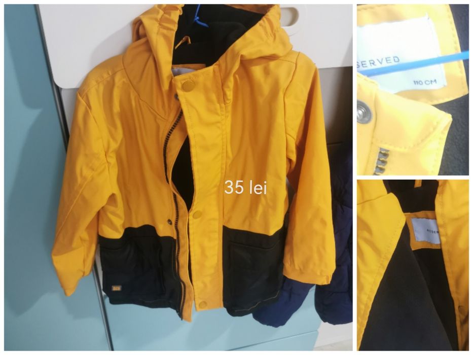 Lot haine camasa geaca groasa impermeabila 104 - 116 zara hm reserved