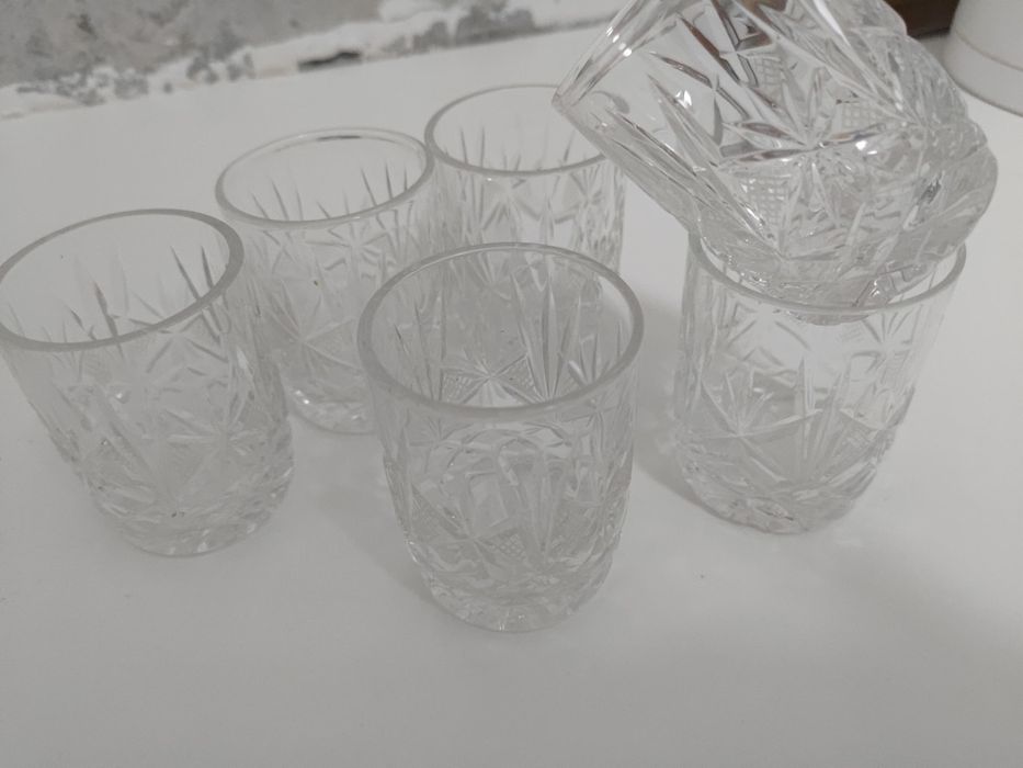 Хрустальные рюмки винтаж