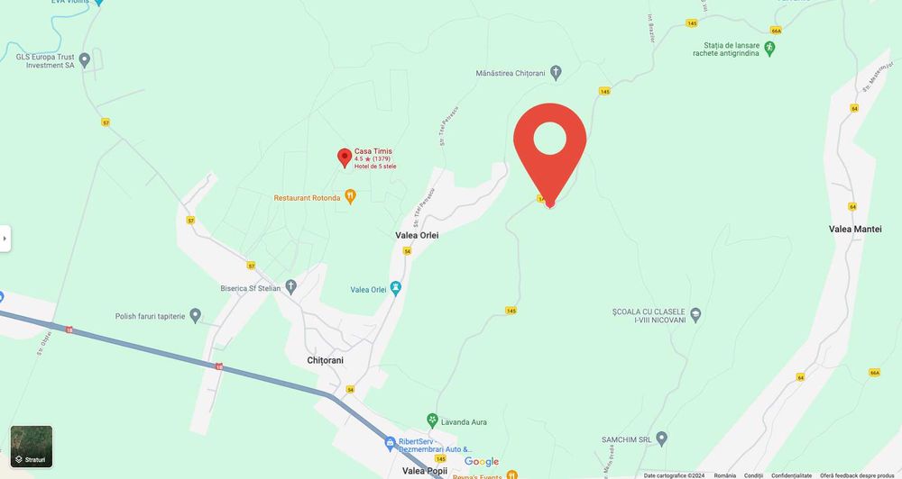 Teren Intravilan 1333m + Extravilan Total 7590m Valea Calugareasca