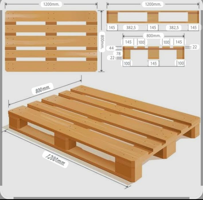Деревянные поддоны, паллеты в Астане