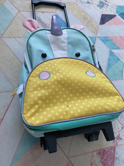 Valiză/troler pe roți pentru copii ZOO inorog Skip Hop