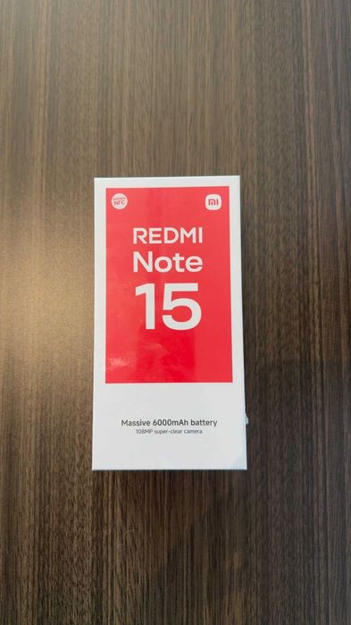 Xiaomi Redmi Note 15 / 128GB / 6GB RAM / Glacier Blue – Чисто Нов,Неразопакован, Невключван, Гаранция до 05.2028