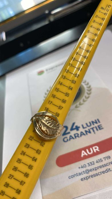 Inel aur 14k 3,53g (ag17 Tomesti b 31553) Garantie 2 ani !