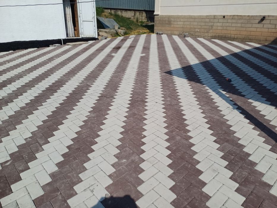 Укладка брусчатки