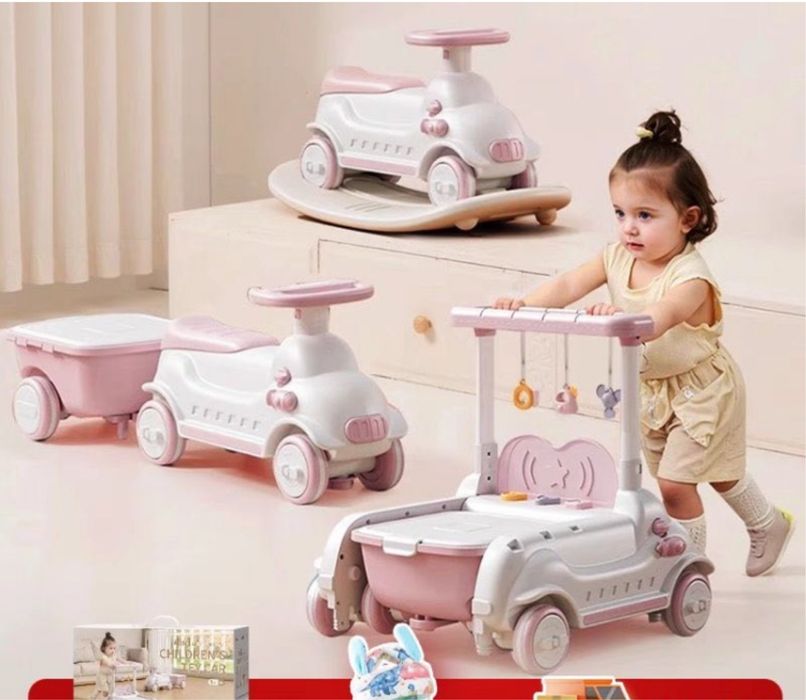 Машинка ,каталка и скейт. 3/1